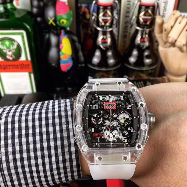 watches rm012 original automatic movement 43*50mm waterproof rubber band watchcase wristwatches women watches men party luxu, Slivery;brown
watches rm012 original automatic movement 43*50mm waterproof rubber band watchcase wristwatches women watches men party luxu, Slivery;brown