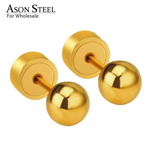 asonsteel stainless steel gold/silver color ball press stud earrings stainless for baby/kid 3mm/4mm/5mm round earring 2020, Golden;silver
asonsteel stainless steel gold/silver color ball press stud earrings stainless for baby/kid 3mm/4mm/5mm round earring 2020, Golden;silver