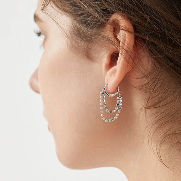 delicate double layers beaded gold earrings elegant tassel circle geometric earrings for women minimalist small hoop, Golden;silver
delicate double layers beaded gold earrings elegant tassel circle geometric earrings for women minimalist small hoop, Golden;silver