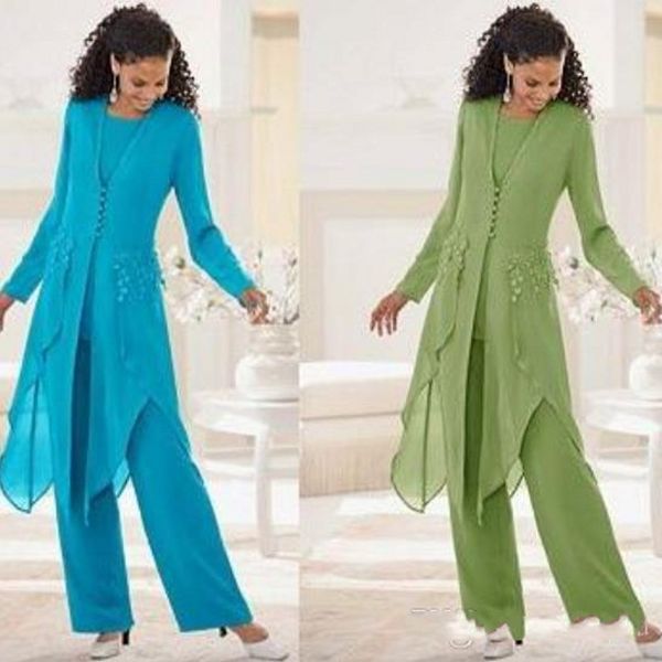 elegant plus size mother of the bride pant suits chiffon with long sleeves jewel neck ruffles mother suits with jacket, Black;red
elegant plus size mother of the bride pant suits chiffon with long sleeves jewel neck ruffles mother suits with jacket, Black;red