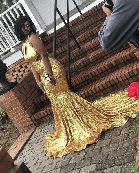 gold 2019 black girls mermaid prom dresses jewel neck sequined bling bling formal evening dress party gowns wear special occasion dress
gold 2019 black girls mermaid prom dresses jewel neck sequined bling bling formal evening dress party gowns wear special occasion dress