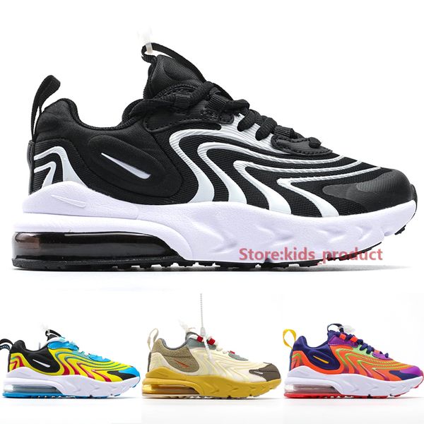 270 react eng gs kids running shoes for boys girls sneakers travis scott watermelon black white children shoes size 28-35
270 react eng gs kids running shoes for boys girls sneakers travis scott watermelon black white children shoes size 28-35
