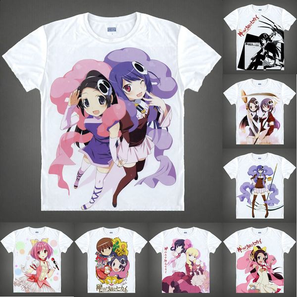 anime shirt the world god only knows t-shirts multi-style short sleeve elsie haqua galgame kaminomi cosplay motivs hentai shirts, White;black
anime shirt the world god only knows t-shirts multi-style short sleeve elsie haqua galgame kaminomi cosplay motivs hentai shirts, White;black