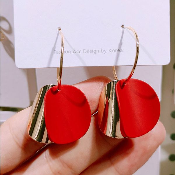 hoop & huggie 2021 fashion metal drop pendant earrings hanging geometric exaggerated for women party jewelry, Golden;silver
hoop & huggie 2021 fashion metal drop pendant earrings hanging geometric exaggerated for women party jewelry, Golden;silver