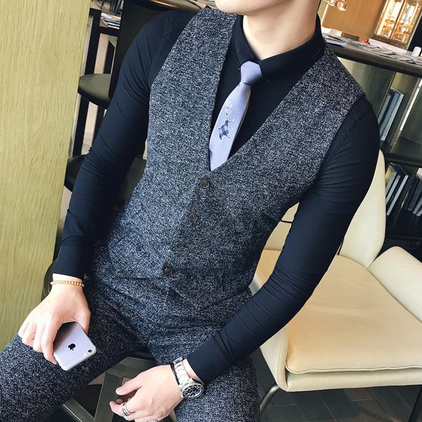 fashion men suit vests size xxxl slim fit men dress vest comfortable elegant leisure waistcoat man, Black;white
fashion men suit vests size xxxl slim fit men dress vest comfortable elegant leisure waistcoat man, Black;white