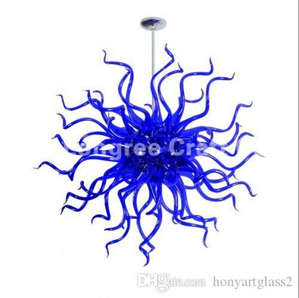 led light source contemporary european italian modern style blue hand blown glass shade crystal chandelier
led light source contemporary european italian modern style blue hand blown glass shade crystal chandelier