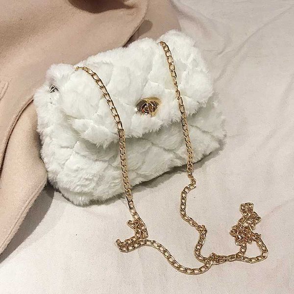 new women winter faux fur shoulder bag messenger bag chain solid color plush handbags elegant lady crossbody party small
new women winter faux fur shoulder bag messenger bag chain solid color plush handbags elegant lady crossbody party small