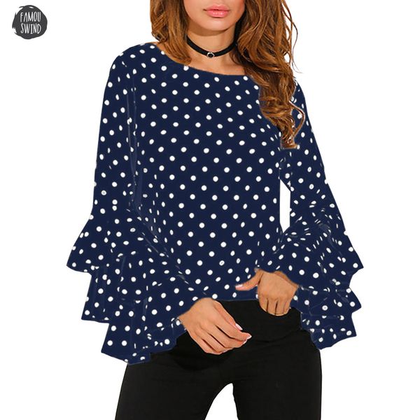 blouses 4xl 3xl 5xl plus size women shirt polka dot ruffle casual long sleeves o neck elegant ladies female, White
blouses 4xl 3xl 5xl plus size women shirt polka dot ruffle casual long sleeves o neck elegant ladies female, White