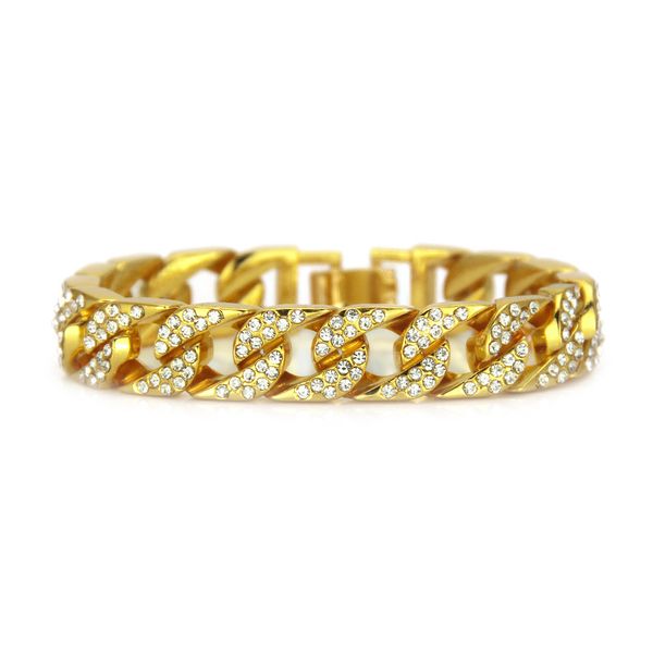 hip-hop man fully-jewelled bracelet 14k gold-plated locomotive cool arrogance bracelet hand decorate, Golden;silver
hip-hop man fully-jewelled bracelet 14k gold-plated locomotive cool arrogance bracelet hand decorate, Golden;silver