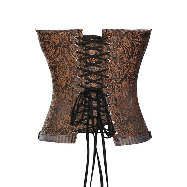 miss moly brown corsets and bustiers steampunk corset waist tummyr gothic clothing corselet brocade zip patchwork s-2xl, Black;white
miss moly brown corsets and bustiers steampunk corset waist tummyr gothic clothing corselet brocade zip patchwork s-2xl, Black;white