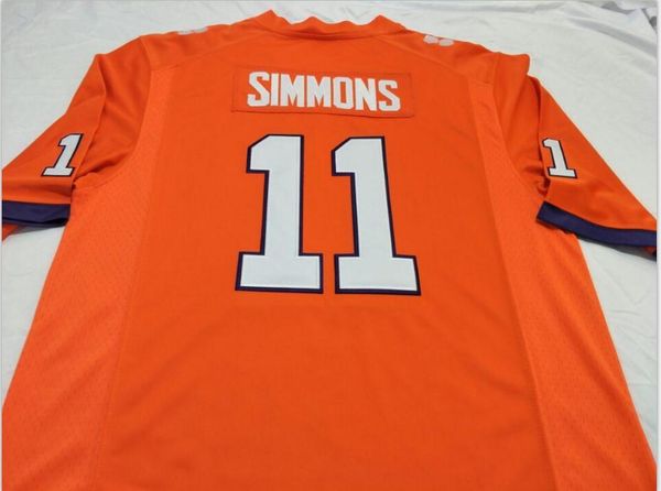 men clemson tigers isaiah simmons #11 real full embroidery college jersey size s-5xl or custom any name or number jersey, Black
men clemson tigers isaiah simmons #11 real full embroidery college jersey size s-5xl or custom any name or number jersey, Black