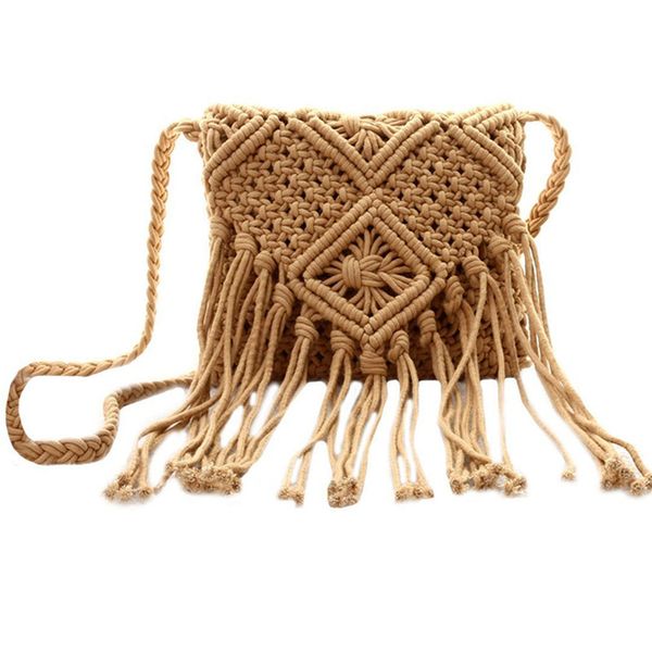 fringe tassel crossbody shoulder bag woven handmade boho beach travel handbag for women,brown
fringe tassel crossbody shoulder bag woven handmade boho beach travel handbag for women,brown