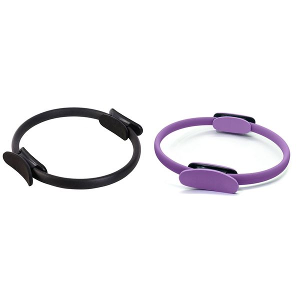 elos-2pcs pilates ring magic circle body sport exercise fitness strength yoga tool-black & purple
elos-2pcs pilates ring magic circle body sport exercise fitness strength yoga tool-black & purple