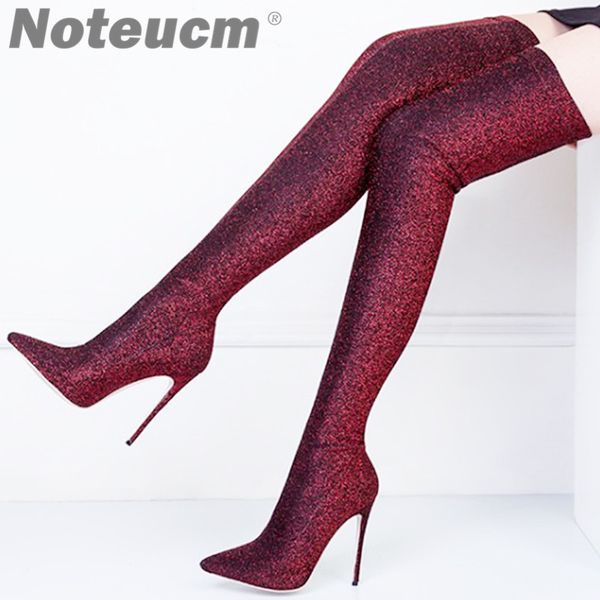 размер 45 sexy побрякушки побрякушки sequin ткани бедренной кости высокие каблуки упругие обуви блеск стилет над коленом моды красный загруз, Black
размер 45 sexy побрякушки побрякушки sequin ткани бедренной кости высокие каблуки упругие обуви блеск стилет над коленом моды красный загруз, Black