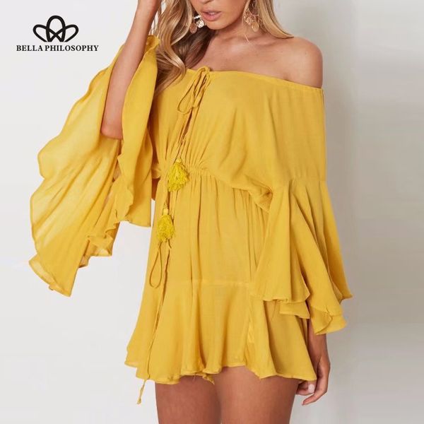 bella philosophy 2019 spring women off shoulder fashion rompers lace up tassel ruffle romper openwork casual female jumper, Black;white
bella philosophy 2019 spring women off shoulder fashion rompers lace up tassel ruffle romper openwork casual female jumper, Black;white