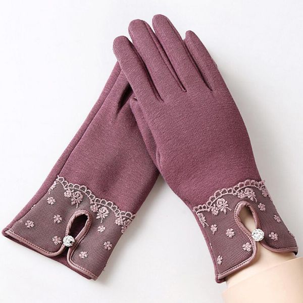cuhakci new winter women warm gloves solid lace cashmere gloves wrist length fashion mittens female women, Blue;gray
cuhakci new winter women warm gloves solid lace cashmere gloves wrist length fashion mittens female women, Blue;gray