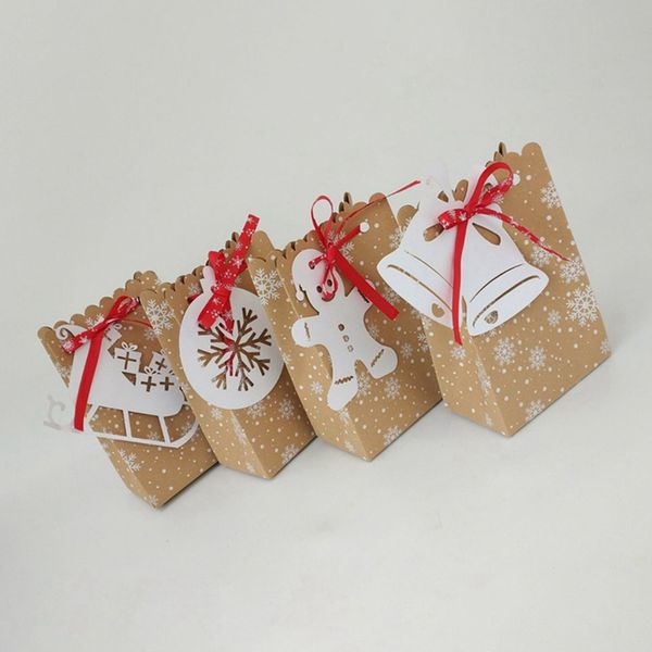 12/24pcs snowflake printed christmas box gift bag kraft paper candy box merry christmas party gift packaging home decoration
12/24pcs snowflake printed christmas box gift bag kraft paper candy box merry christmas party gift packaging home decoration