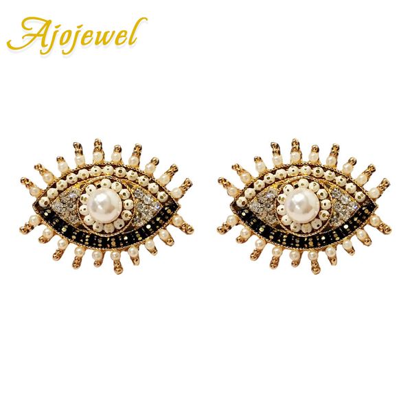 ajojewel turkish jewelry evil eye stud earrings for women earing vintage retro rhinestone jewelry boucle d'oreil, Golden;silver
ajojewel turkish jewelry evil eye stud earrings for women earing vintage retro rhinestone jewelry boucle d'oreil, Golden;silver