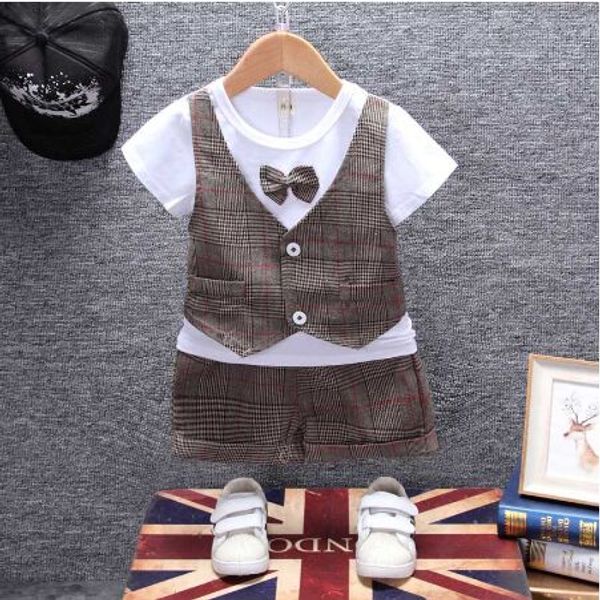 summer baby boy одежда набор 2pcs наборы маленькие или малышей детская одежда подходит ложные жилет с коротким рукавом футболка + шорты plai, White
summer baby boy одежда набор 2pcs наборы маленькие или малышей детская одежда подходит ложные жилет с коротким рукавом футболка + шорты plai, White