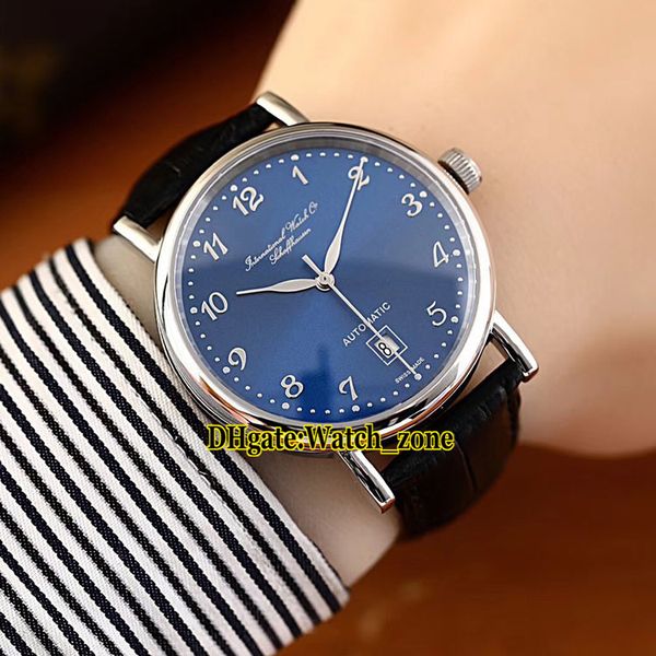 new 40mm date iw356601 blue dila steel case automatic mens watch leather strap sapphire glass business watches watch_zone, Slivery;brown
new 40mm date iw356601 blue dila steel case automatic mens watch leather strap sapphire glass business watches watch_zone, Slivery;brown