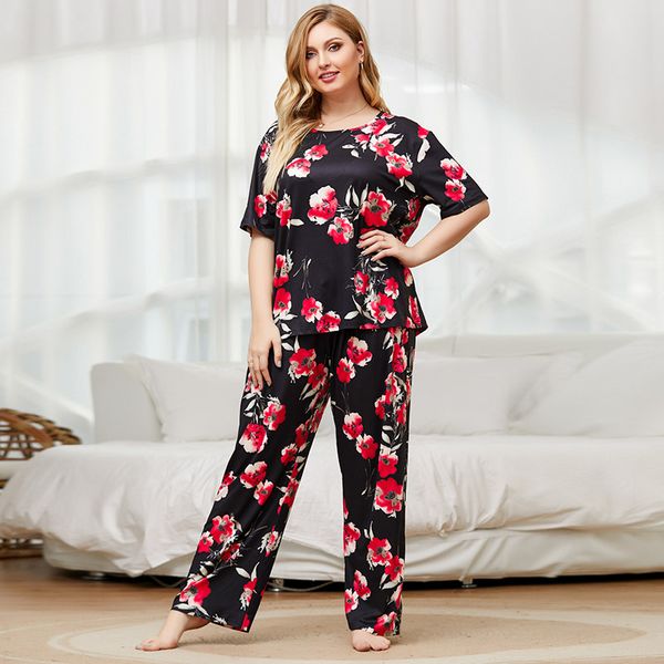 autumn pajamas for women two-piece printed home wear women's nightie nightdress dressing gown plus size retro sleep bottoms, Blue;gray
autumn pajamas for women two-piece printed home wear women's nightie nightdress dressing gown plus size retro sleep bottoms, Blue;gray