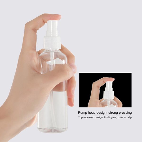 100ml refillable bottles mist flat empty hand sanitizer disinfectant clear portable spray pump bottle
100ml refillable bottles mist flat empty hand sanitizer disinfectant clear portable spray pump bottle