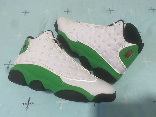 2020 released authentic 13 lucky green 3m reflective white black pe man basketball shoes sports sneakers with original box size 40-47.5
2020 released authentic 13 lucky green 3m reflective white black pe man basketball shoes sports sneakers with original box size 40-47.5