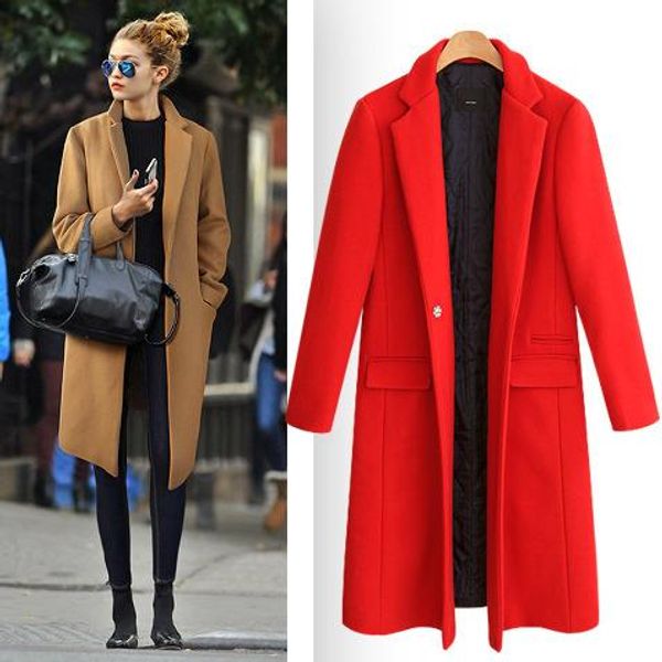 2019 manteau femme european fall / winter women fashion oversized quilted woolen coat nibbuns simple outerwear casaco feminino, Black
2019 manteau femme european fall / winter women fashion oversized quilted woolen coat nibbuns simple outerwear casaco feminino, Black
