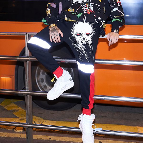 hip hop pants men pantalones hombre high street casual pants mens cargo devil joggers men streetwear trousers, Black
hip hop pants men pantalones hombre high street casual pants mens cargo devil joggers men streetwear trousers, Black
