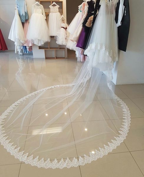 2019 romantic wedding veils two layer lace cathedral length custom luxury bridal veil with comb selling, Black
2019 romantic wedding veils two layer lace cathedral length custom luxury bridal veil with comb selling, Black