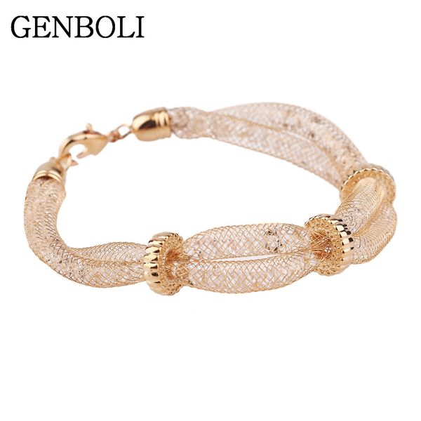charming women gold mesh style wire mesh chain bracelet lady zirconia women jewelry bracelet best gift top quality, Black
charming women gold mesh style wire mesh chain bracelet lady zirconia women jewelry bracelet best gift top quality, Black