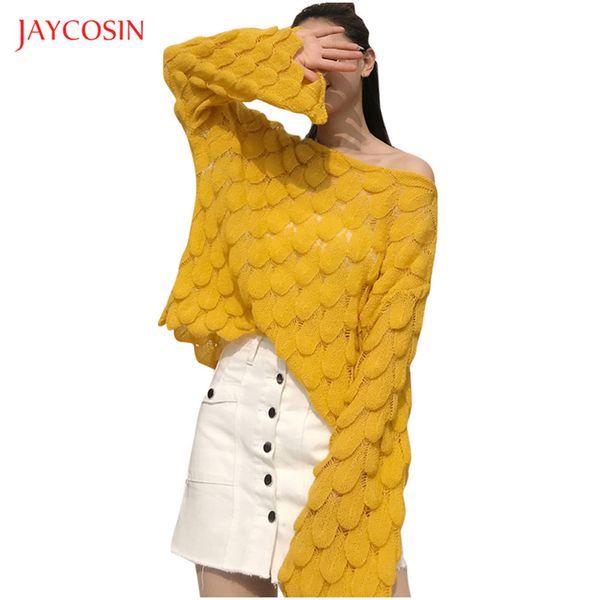 joycosin 2019 fashion women spring knitted sweater bell sleeve loose outside jumper sweater wave solid color pullover, White;black
joycosin 2019 fashion women spring knitted sweater bell sleeve loose outside jumper sweater wave solid color pullover, White;black