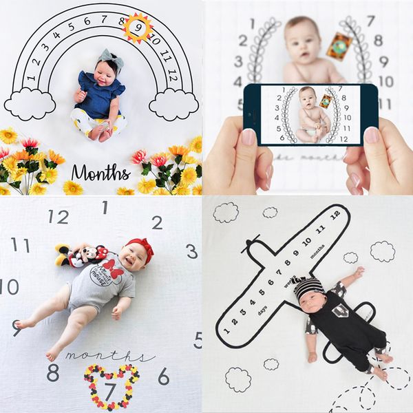 2020 baby milestone blanket newborn pgraphy p props cartoon animal toddler memorial day monthly background cloth
2020 baby milestone blanket newborn pgraphy p props cartoon animal toddler memorial day monthly background cloth
