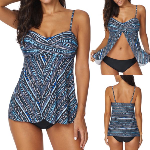 tankini set with boy shorts women swimwear print two piece swimsuit padded swimwear bathing suit beach wear bikini 2019 n50, White;black
tankini set with boy shorts women swimwear print two piece swimsuit padded swimwear bathing suit beach wear bikini 2019 n50, White;black