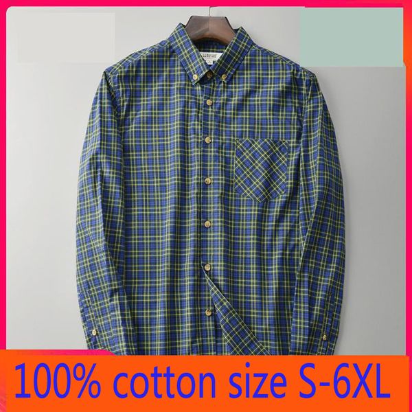 new arrival fashion large long sleeve men autumn winter pure cotton plaid clothes casual shirts flannel plus size s-3xl4xl5xl6xl, White;black
new arrival fashion large long sleeve men autumn winter pure cotton plaid clothes casual shirts flannel plus size s-3xl4xl5xl6xl, White;black