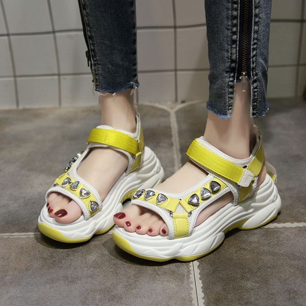 sandals big rhinestone platform women open toe wedge shoes summer trendy beach black yellow 2021
sandals big rhinestone platform women open toe wedge shoes summer trendy beach black yellow 2021
