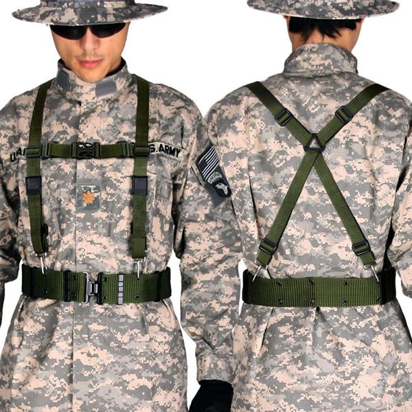 outdoor tactical belt metal s buckle belt x / y tactical sling army green / sand color black c33e12, Black;brown
outdoor tactical belt metal s buckle belt x / y tactical sling army green / sand color black c33e12, Black;brown