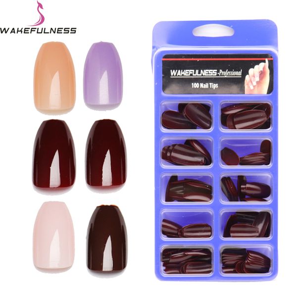 100pc/ box coffin fake nails burgundy ballerinas press on nails medium full cover nep nagels uv tips designs, Red;gold
100pc/ box coffin fake nails burgundy ballerinas press on nails medium full cover nep nagels uv tips designs, Red;gold