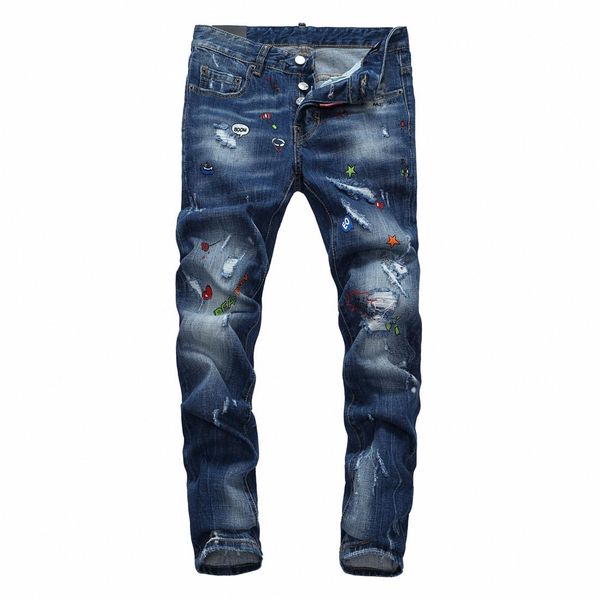 2020 мужчины slim fit denim solid color hip hop уличная байкер джинсы мужские дизайнерские бегуны biker denim роскоши моды для мужчин джинсы, Blue
2020 мужчины slim fit denim solid color hip hop уличная байкер джинсы мужские дизайнерские бегуны biker denim роскоши моды для мужчин джинсы, Blue