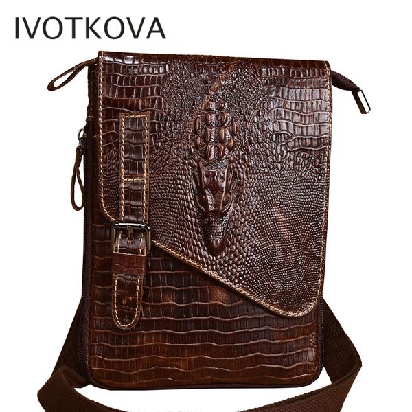ivotkova genuine leather men shoulder bag fashion crocodile small casual bags male handbag cross body packs
ivotkova genuine leather men shoulder bag fashion crocodile small casual bags male handbag cross body packs