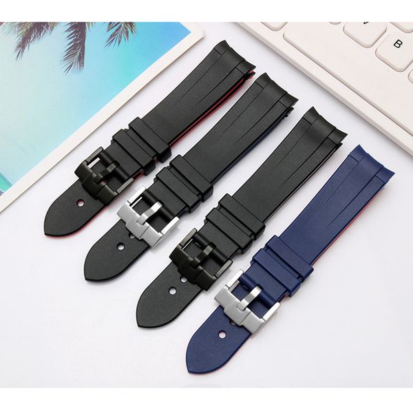 rubber watch with 20 22mm solid black buckle silver buckle black blue gray red watch band, Black;brown
rubber watch with 20 22mm solid black buckle silver buckle black blue gray red watch band, Black;brown