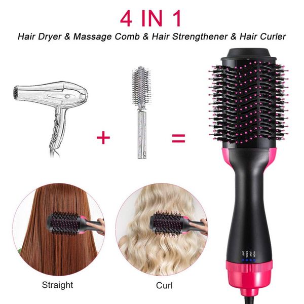 professional hair dryer brush volumizer blow straightener and curler salon 2 in 1 electric air curling iron comb
professional hair dryer brush volumizer blow straightener and curler salon 2 in 1 electric air curling iron comb