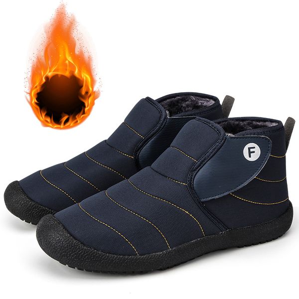 autumn 2019 neutral round head casual men's snow boots sleeve low heel couple cotton shoes, Black
autumn 2019 neutral round head casual men's snow boots sleeve low heel couple cotton shoes, Black