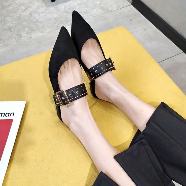 spring fashion elegant pointed toe flats women slip on loafers metal buckle shoes unique personality casual shoes j15-78, Black
spring fashion elegant pointed toe flats women slip on loafers metal buckle shoes unique personality casual shoes j15-78, Black