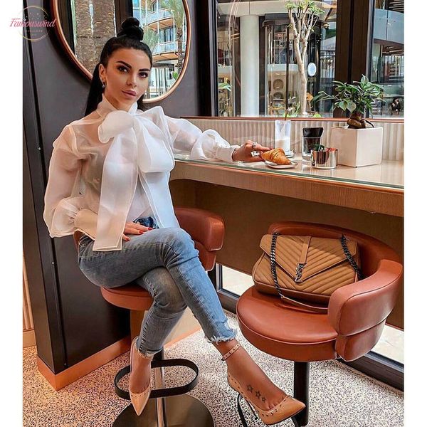 vintage elegant women see through peter pan collar lace transparent front bow knot long puff sleeve ol chiffon blouse shirt, White
vintage elegant women see through peter pan collar lace transparent front bow knot long puff sleeve ol chiffon blouse shirt, White