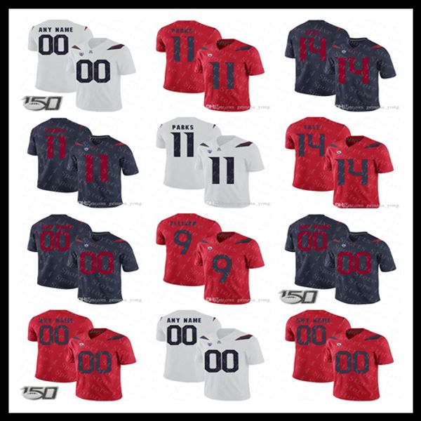 2019 men's ncaa arizona wildcats football 8 nick foles 11 k'hari lane 21 j.j.taylor 48 rob gronkowski 48 rob gronkowski 150th sewn, Black
2019 men's ncaa arizona wildcats football 8 nick foles 11 k'hari lane 21 j.j.taylor 48 rob gronkowski 48 rob gronkowski 150th sewn, Black