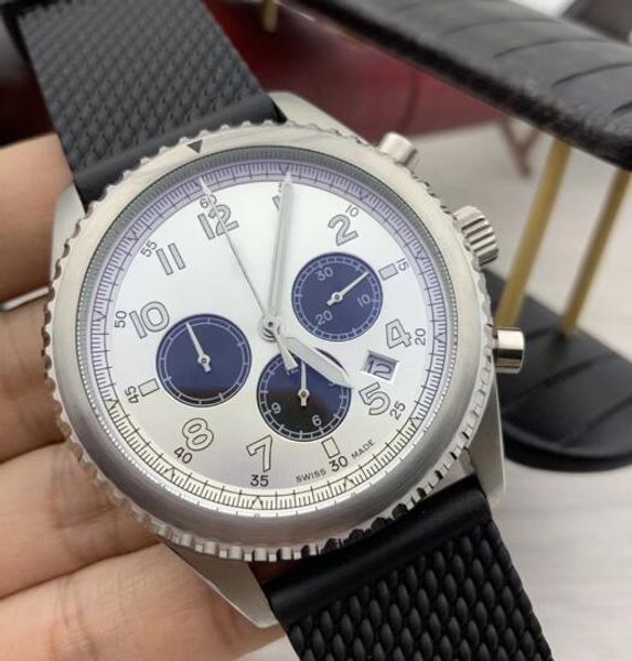 discount price quartz watch mens watches chronograph aviator 8 curtiss 1884 white dial contrasting subdials rubber band wristwatches, Slivery;brown
discount price quartz watch mens watches chronograph aviator 8 curtiss 1884 white dial contrasting subdials rubber band wristwatches, Slivery;brown