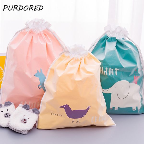 purdored 1 pc double layers solid drawstring bag waterproof cartoon clothes socks shoes travel storage package organizer bags
purdored 1 pc double layers solid drawstring bag waterproof cartoon clothes socks shoes travel storage package organizer bags