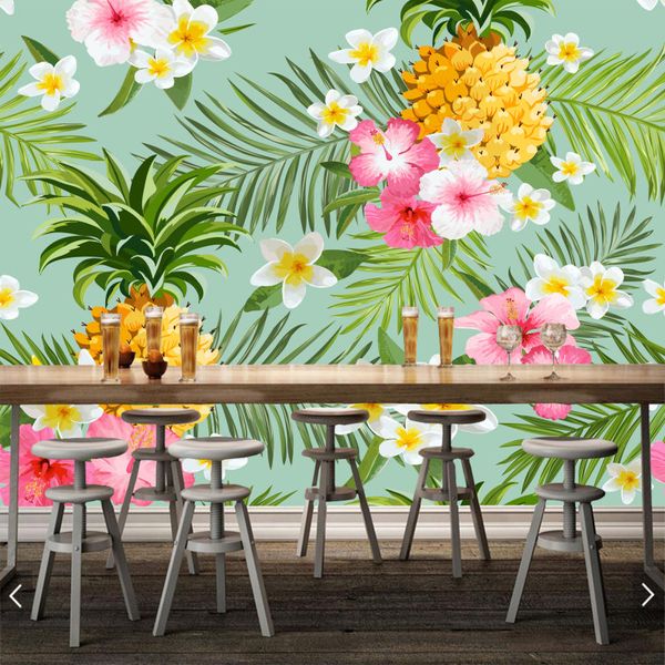 custom mural 3d wallpaper,tropical flowers and pineapple for living room bedroom sofa background decorative waterproof wallpaper
custom mural 3d wallpaper,tropical flowers and pineapple for living room bedroom sofa background decorative waterproof wallpaper