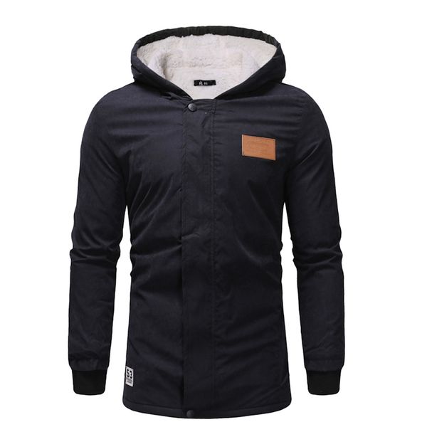hooded winter jacket men autumn fashion long flannel hat cotton padded clothes hoodie male parka coats outwear men winter parkas, Black
hooded winter jacket men autumn fashion long flannel hat cotton padded clothes hoodie male parka coats outwear men winter parkas, Black